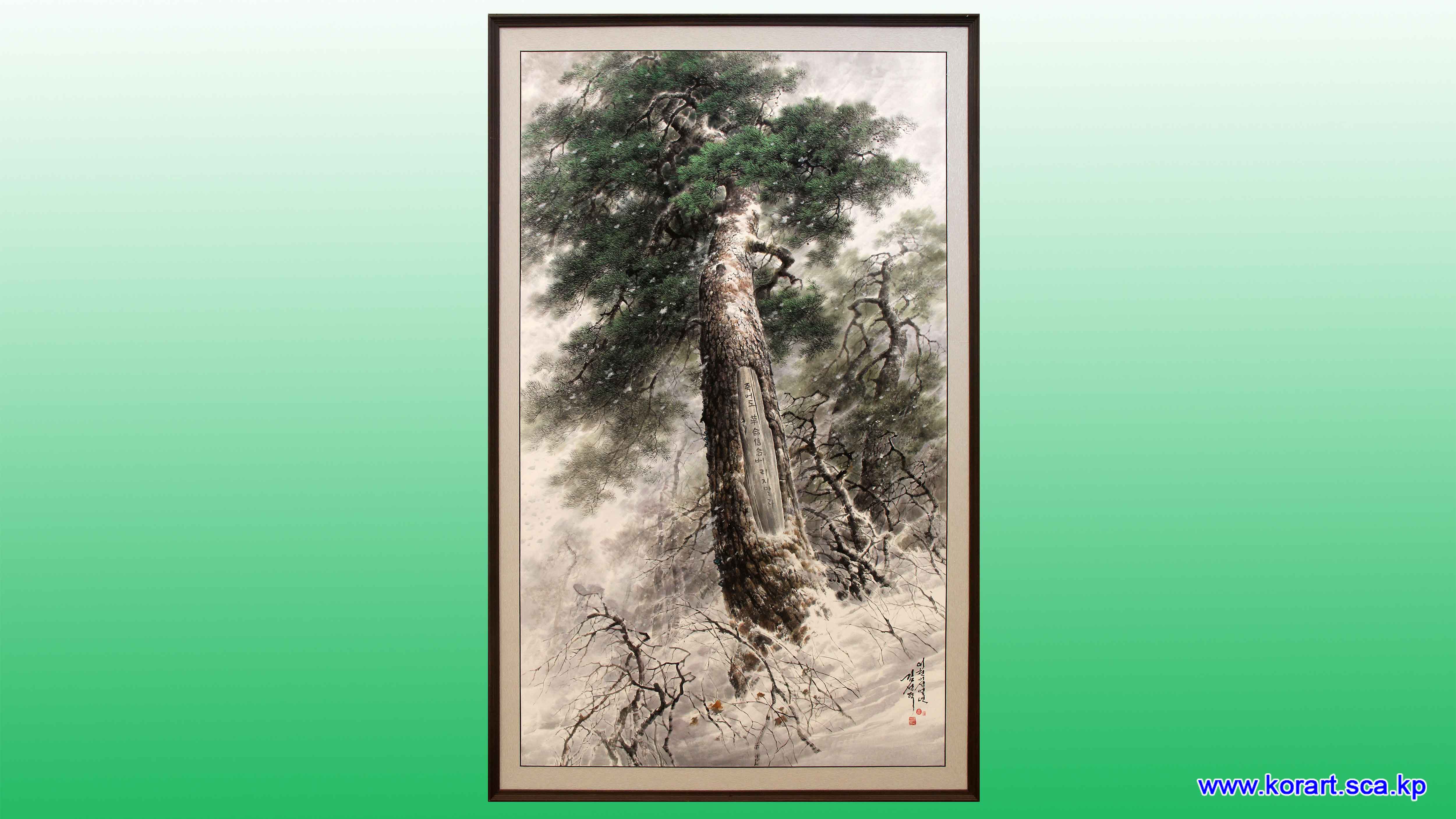 Korean painting Echo of faith