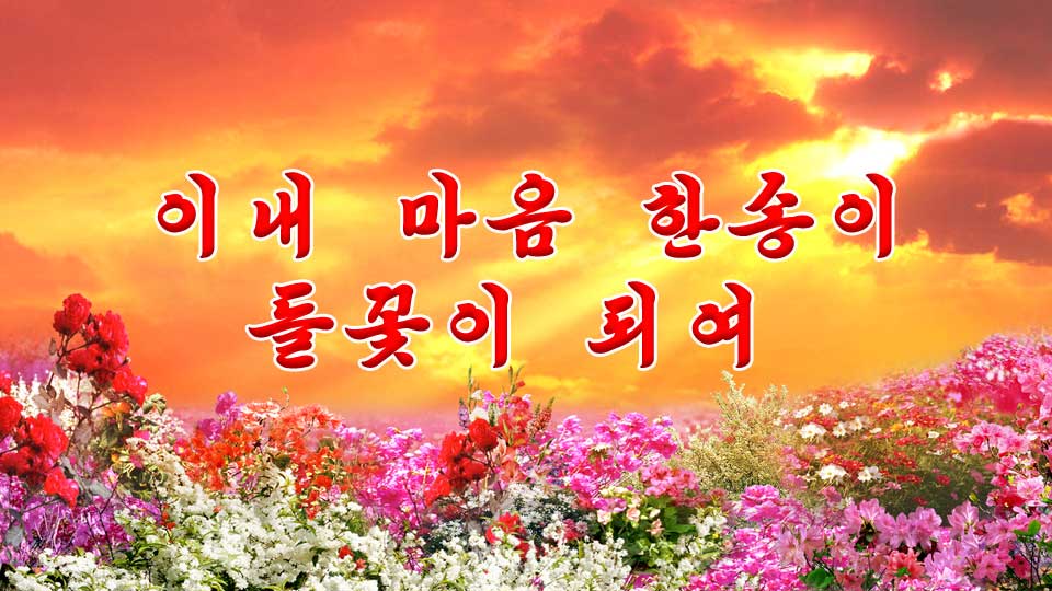 이내 마음 한송이 들꽃이 되여